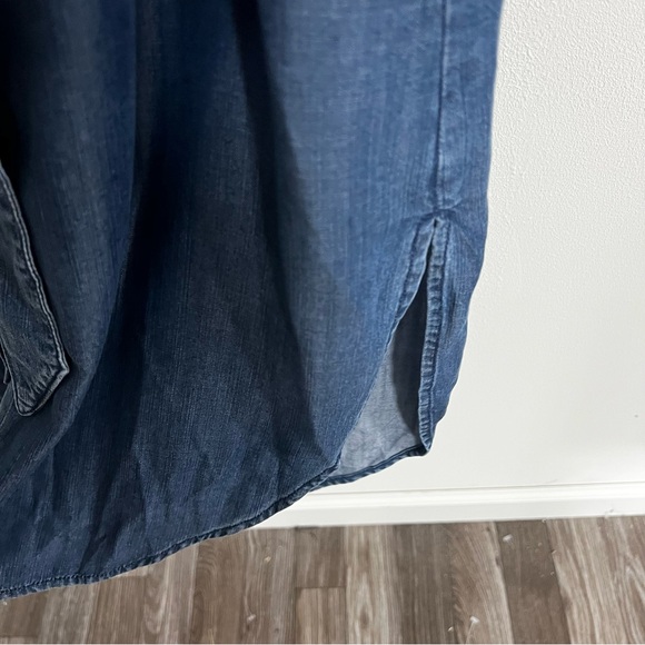 *NEW* Cloth & Stone x Evereve Curved Hem Shirt Dress - Picture 9 of 15